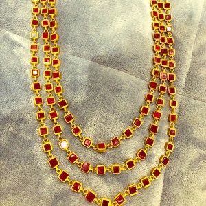 Long beaded necklace